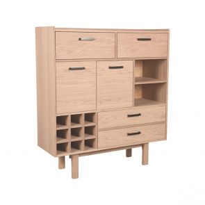 Hoge Kast Cali 125x45x140cm