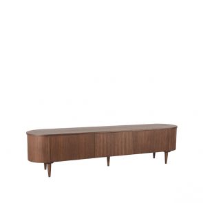 Tv-Meubel Oliva 220x47x55 Cm Walnoot Eikenhout Perspectief