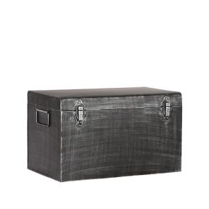 Opbergkist Vintage Zwart L 1