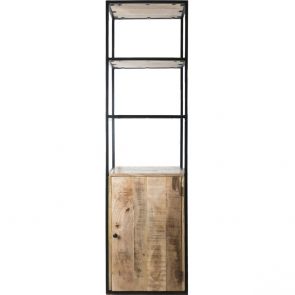 Vakkenkast Cil 200 x 55 cm - Met deurtje