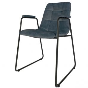 Eetkamerstoel Maxime Velvet Petrol