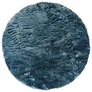 Vloerkleed Donsie Blue Rond ø180 cm