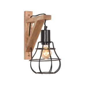 Wandlamp Drop Zwart 1