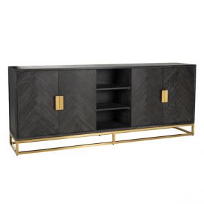 Richmond - Dressoir Blackbone Gold 4-deuren