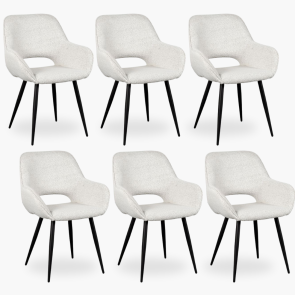 6x Eetkamerstoel Jenna