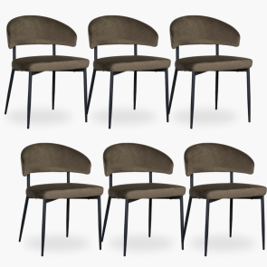 6x Eetkamerstoel Noa