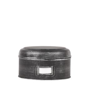Opbergblik Rond Zwart L 1