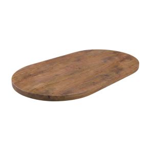 Tafelblad Halve Cirkel Straight Edge 200x100 cm