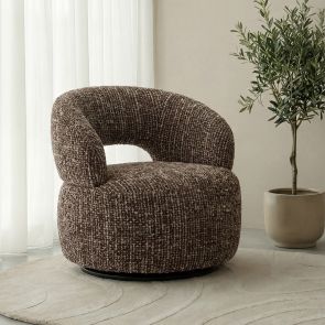Draaifauteuil Nusenna 82x81x73 cm