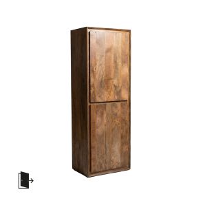 Hoge Kast Nori Rechtsdraaiend 1 Deur 55x35x160 cm