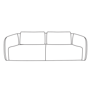 CLOUD 3-zits sofa