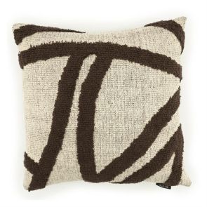 Kussen Majani - dark brown 45x45 cm
