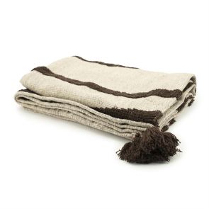 Plaid Majani - dark brown 170x130 cm