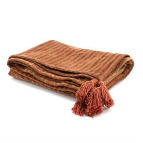 Plaid Sirun - terracotta 170x130 cm