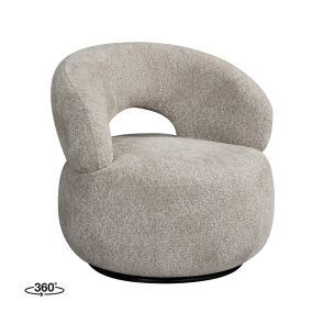 Draaifauteuil Nusenna 82x81x73 cm