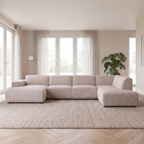 U-Bank Volano Rechts 380x222x78 cm