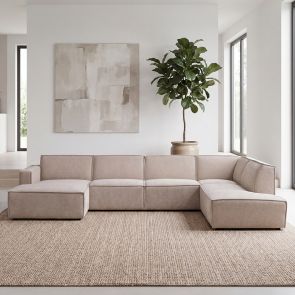 U-Bank Palermo Rechts 363x218x80 cm