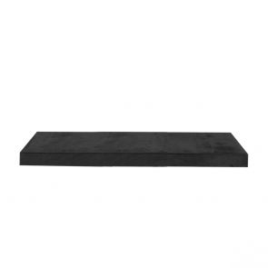 Blad Restauranttafel Zwart Mangohout 120x70x5 cm 1