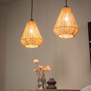 Hanglamp Ibiza Diamond 2-Lichts 80x33x150 cm