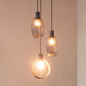 Hanglamp Ronda 3-Lichts 80x30x150 cm