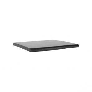 Restaurant Bartafel Blad Vierkant Tree Edge 70x70 cm Zwart Voorkant