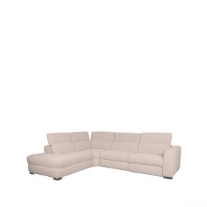 Elektrische Hoekbank Livordo Links 305x247x74 cm