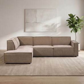 Hoekbank Palermo Links 283x218x80 cm