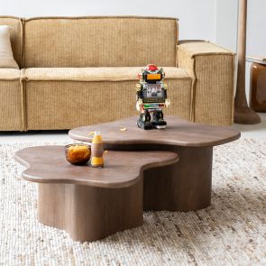 Salontafelset Fall 75x75x38 cm / 75x65x32 cm