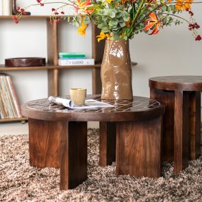 Salontafel TiledUp 70x70x35 cm