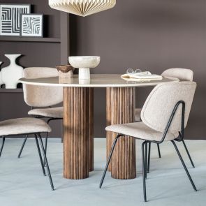 Eettafel Xanni 130x130x76 cm