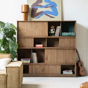 Boekenkast Milo 180x42x173 cm