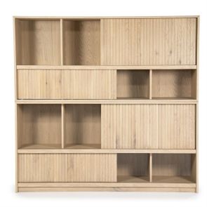 Boekenkast Milo 180x42x173 cm