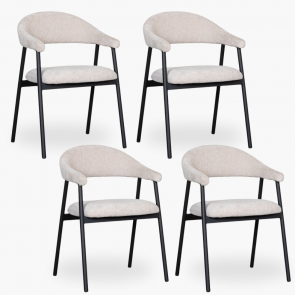 4x Eetkamerstoel Sterre