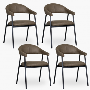 4x Eetkamerstoel Sterre
