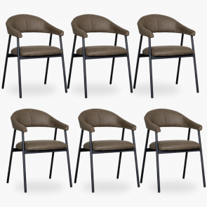 6x Eetkamerstoel Sterre