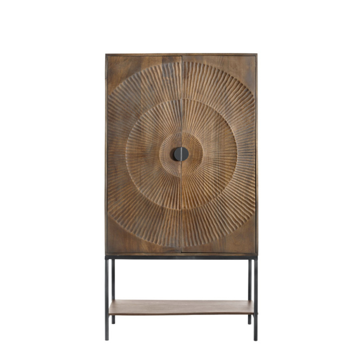 Bergkast Nocona - Bruin - Hout - Modern - Profijt Meubel