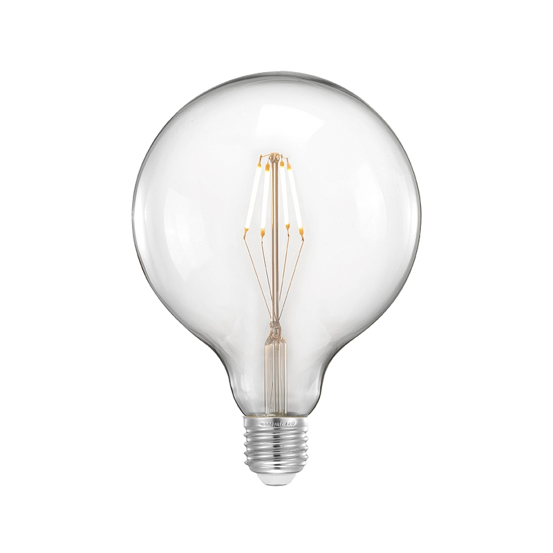 Lichtbron Kooldraadlamp Bol Transparant Helder glas - Glas - LABEL51