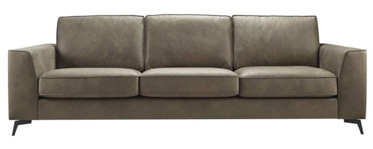 Bank Totham - Bruin - Microleder - Modern - Profijt Meubel