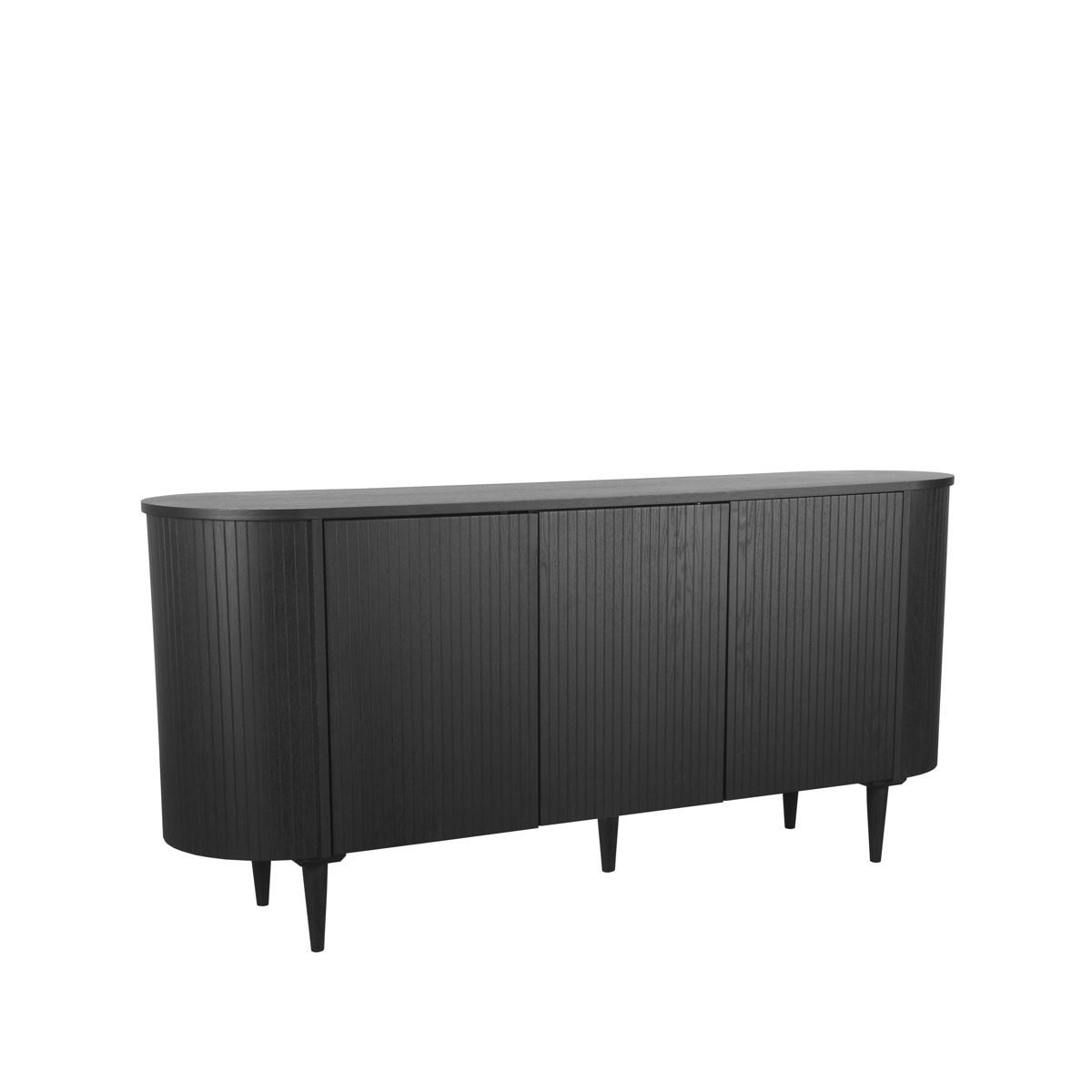 Dressoir Oliva Zwart - Eiken - LABEL51