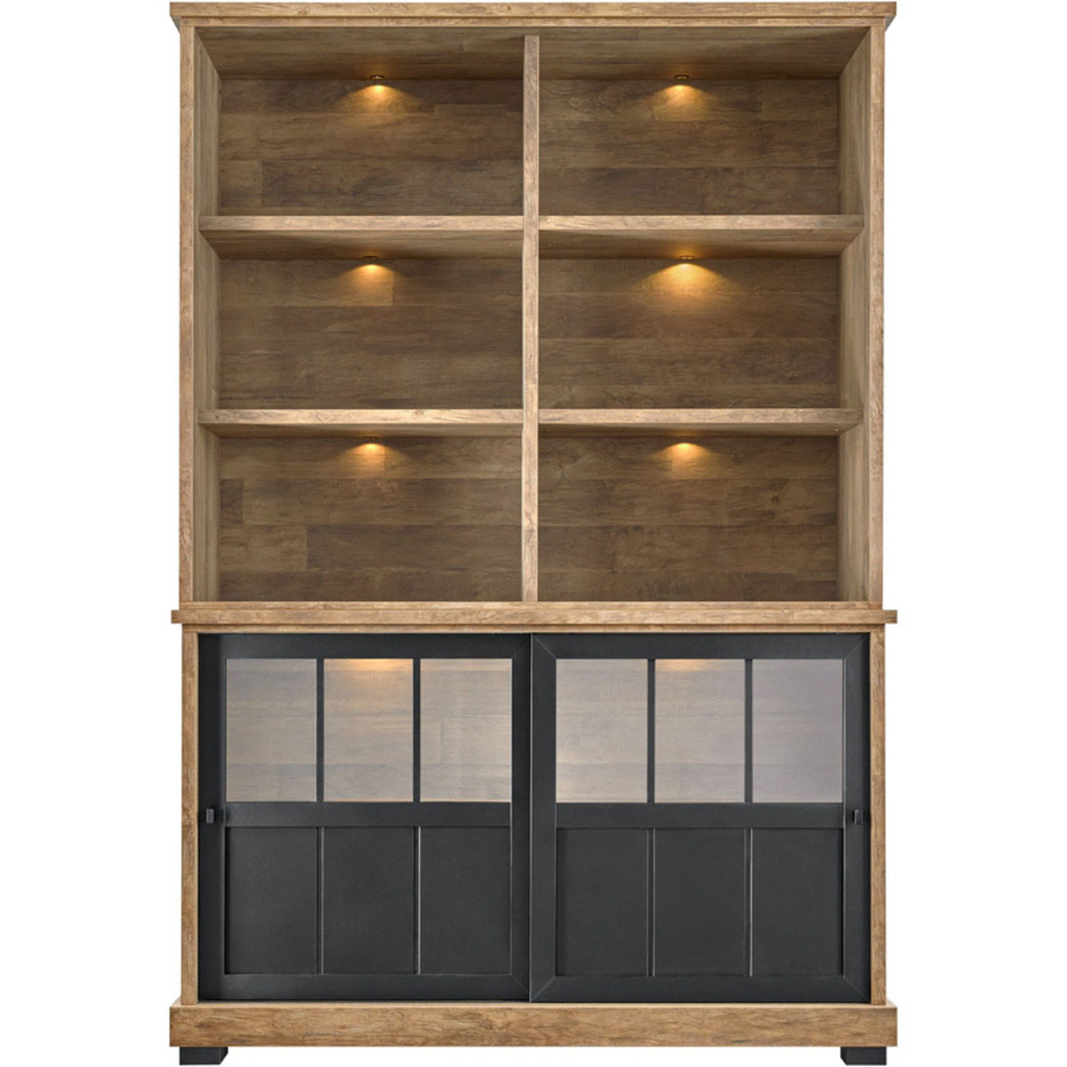 Bergkast Ladonia - Bruin - Hout - Modern - Profijt Meubel