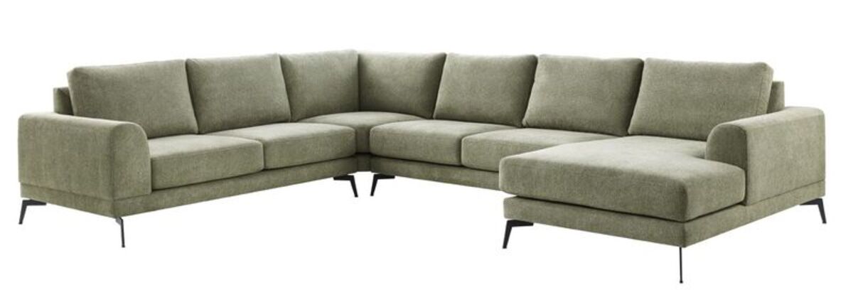 Hoekbank Flandria - - Groen - Stof - Modern - Profijt Meubel