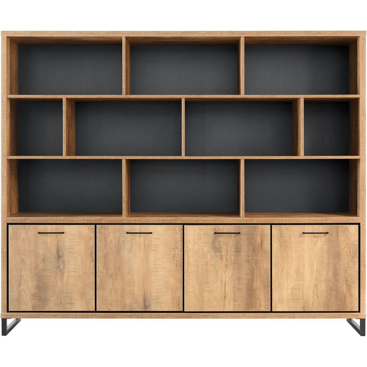 Bergkast Imbaro - Bruin - Hout - Modern - Profijt Meubel