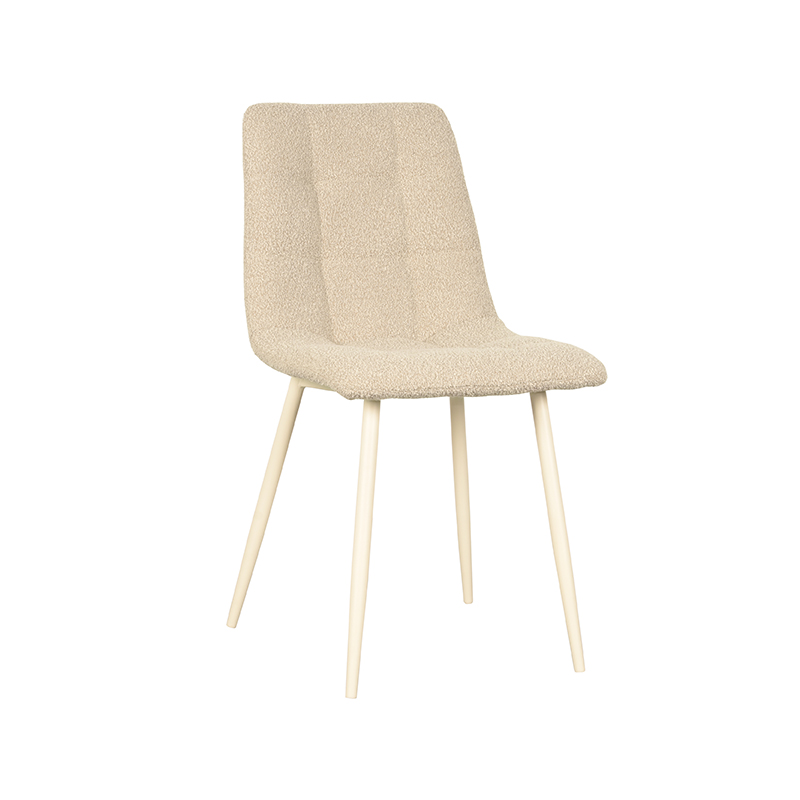 Eetkamerstoel Nino Naturel Zand - Boucle - LABEL51