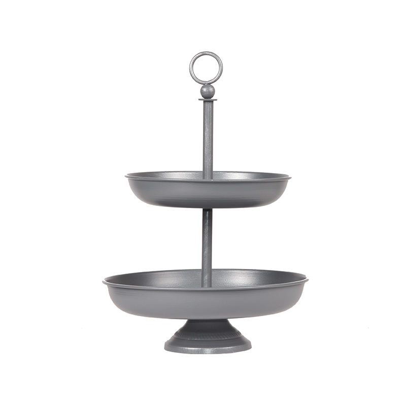 Decoratie Etagere Grijs - Metaal - LABEL51