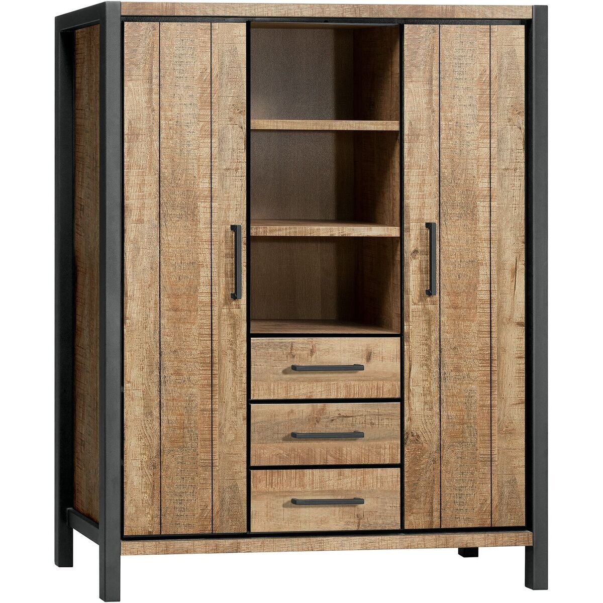 Bergkast Mantera - Bruin - Hout - Modern - Profijt Meubel