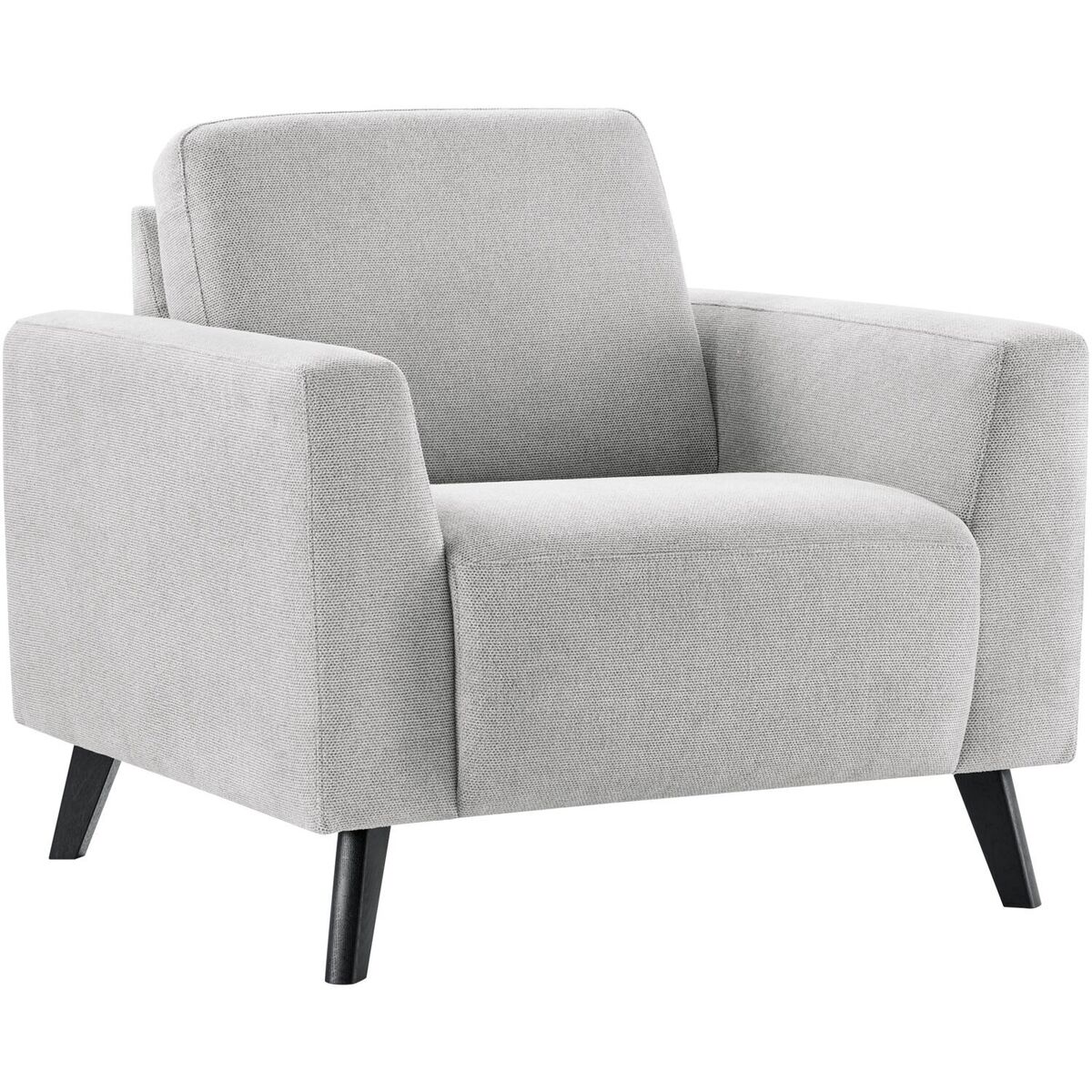 Fauteuil Nyborg - Armleuning - Grijs - Stof - Modern - Profijt Meubel