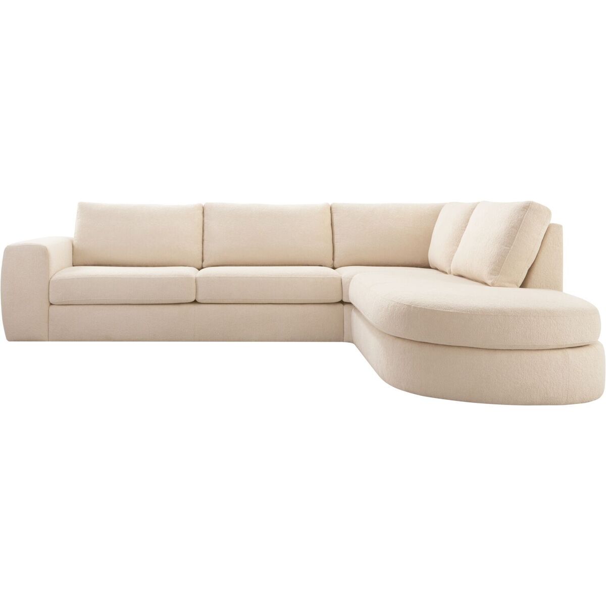 Hoekbank Azara - - Beige - Stof - Modern - Profijt Meubel