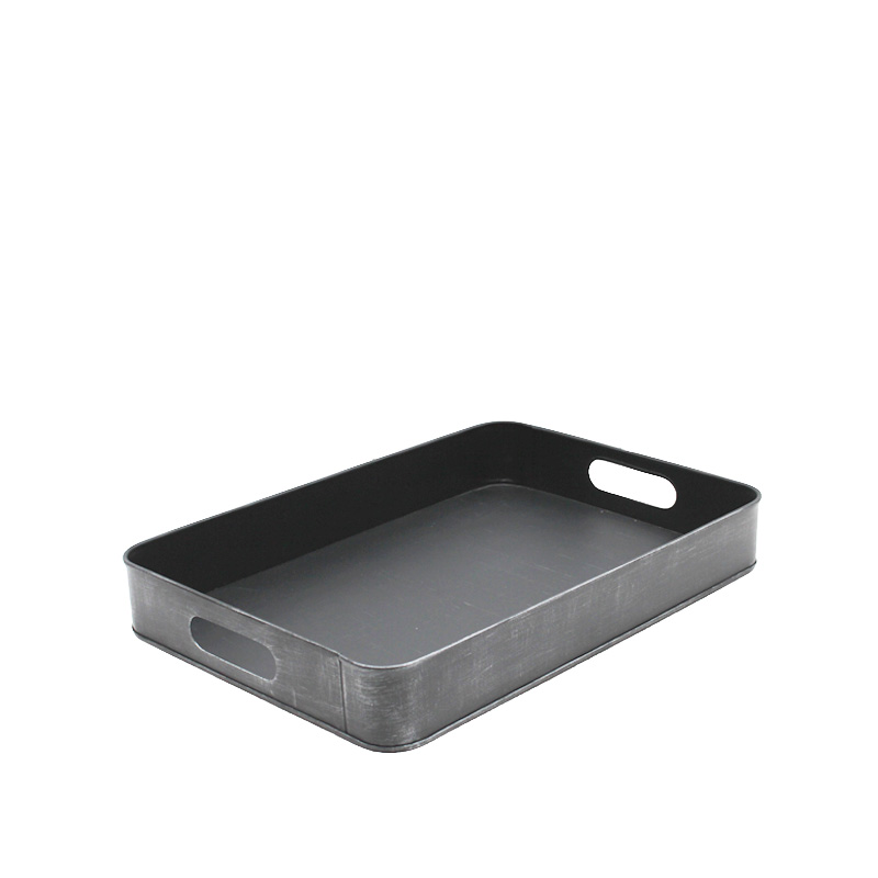 Accessoire Dienblad Grijs - Metaal - LABEL51