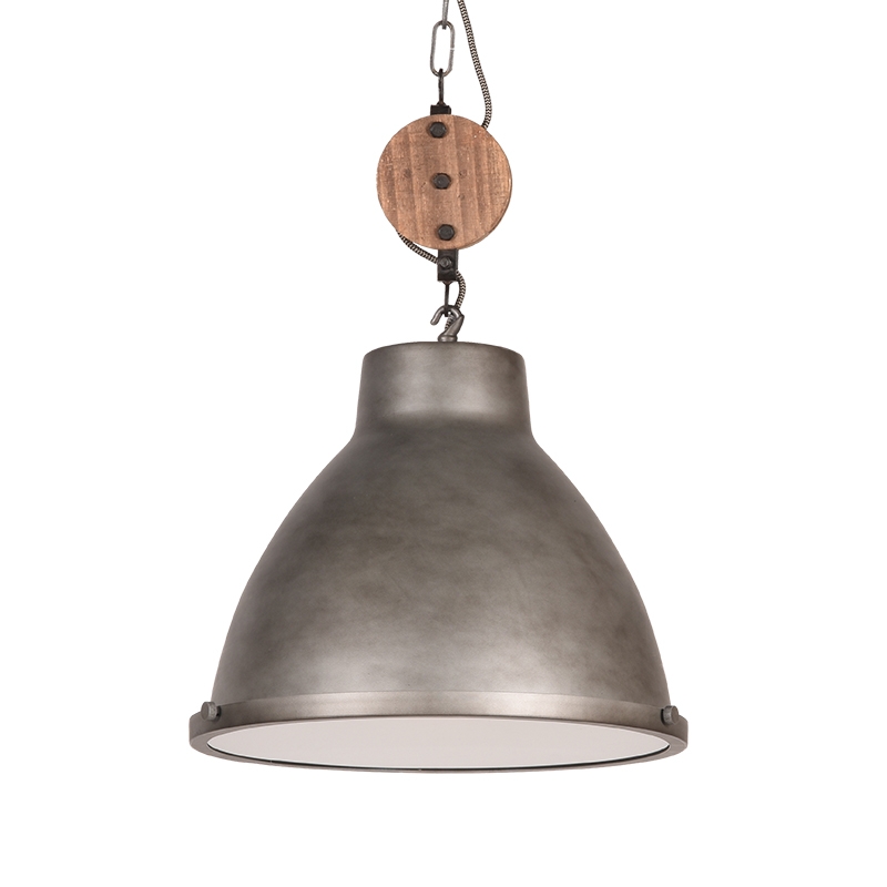Hanglamp Dock Grijs - Metaal - LABEL51