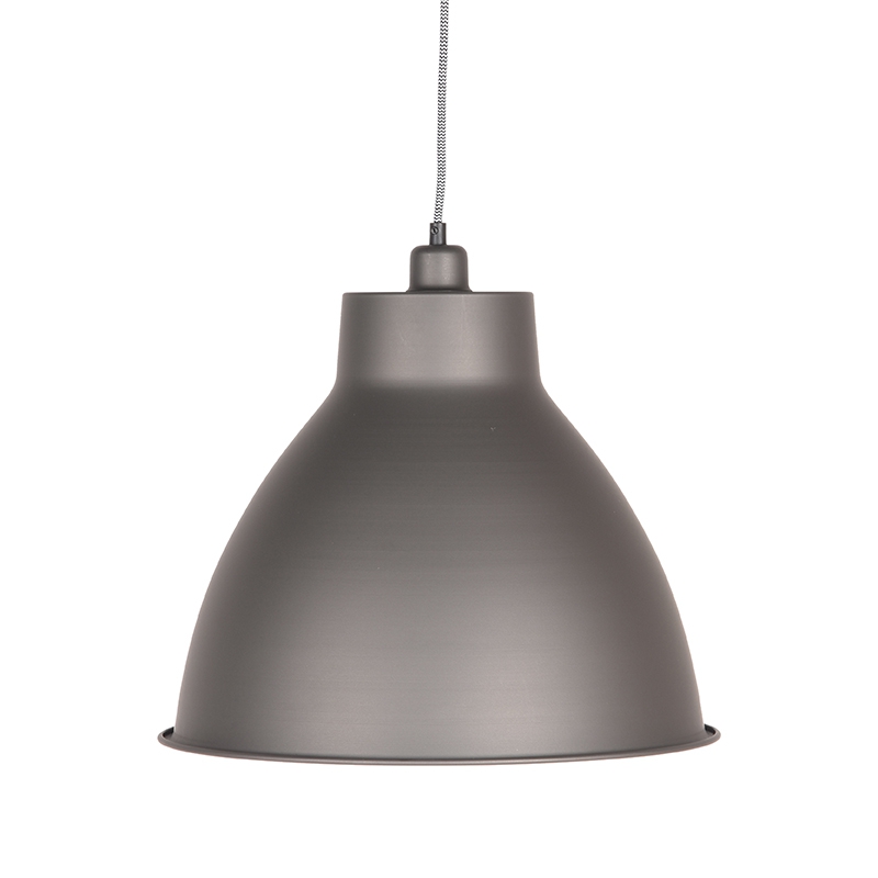 Hanglamp Dome Grijs Metallic Grey - Metaal - LABEL51